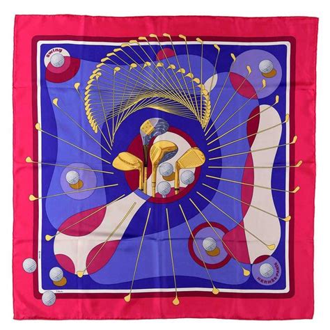 vintage hermes golf scarf|vintage hermes scarf price guide.